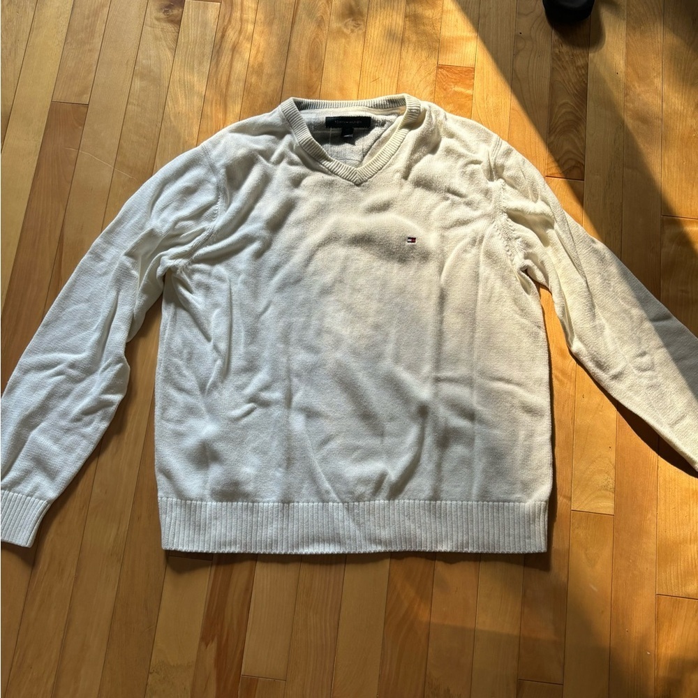 Tommy Hilfiger White/Cream Sweater